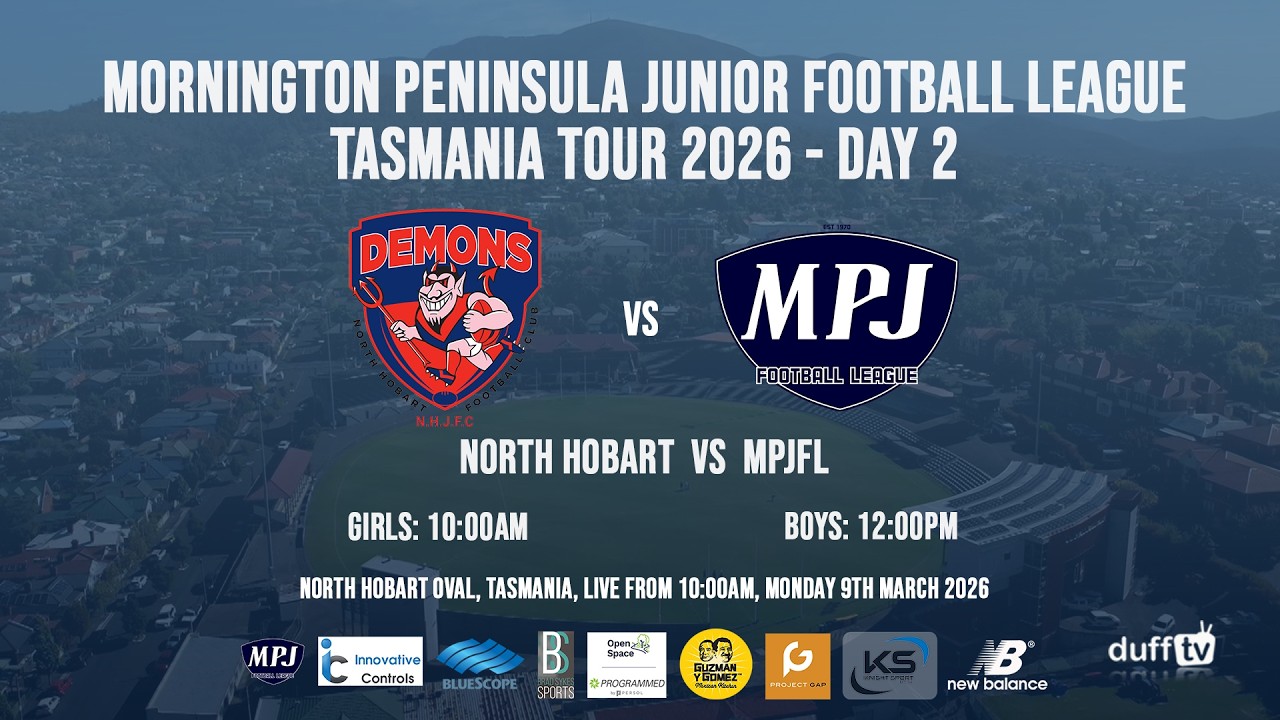 North Hobart Academy vs MPJFL | Tasmania Tour Games 2026 | Day 2