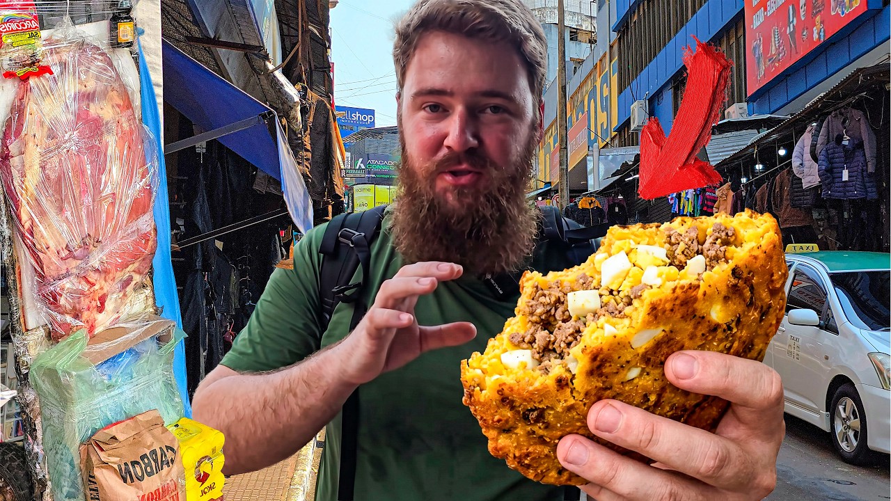 Provando COMIDA de RUA no PARAGUAI