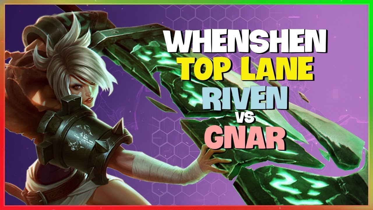 Rank 1 Riven : This Dude is CRUSHING Gnar in Challenger Elo - Engsub