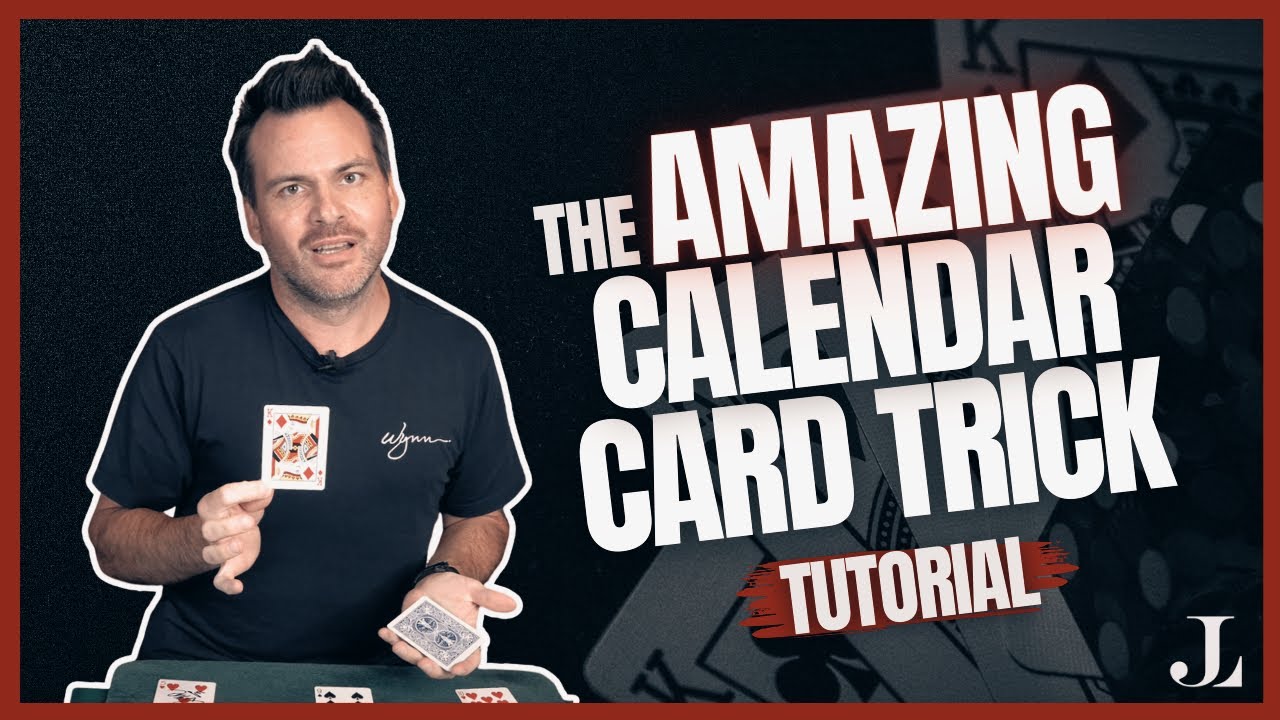 CARD TRICK TUTORIAL‼️ The Amazing Calendar Card Trick 