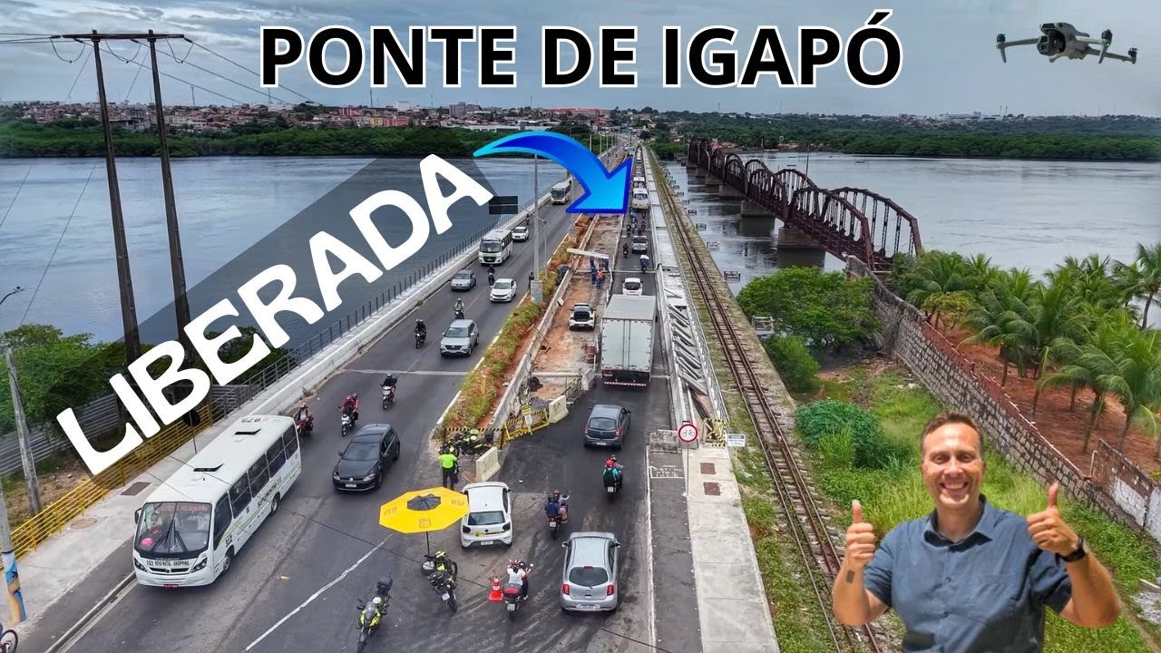 Ponte de Igapó LIBERADA !