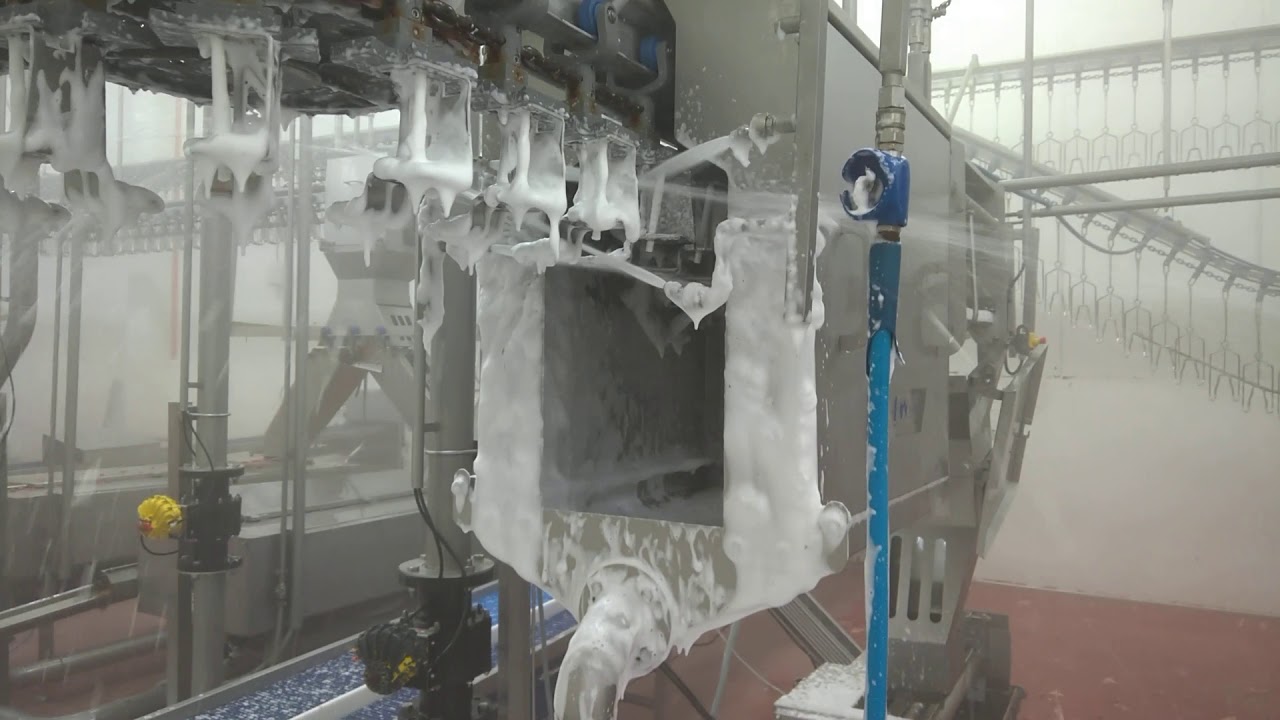 Organ pack carrier foaming and cleaning PL033