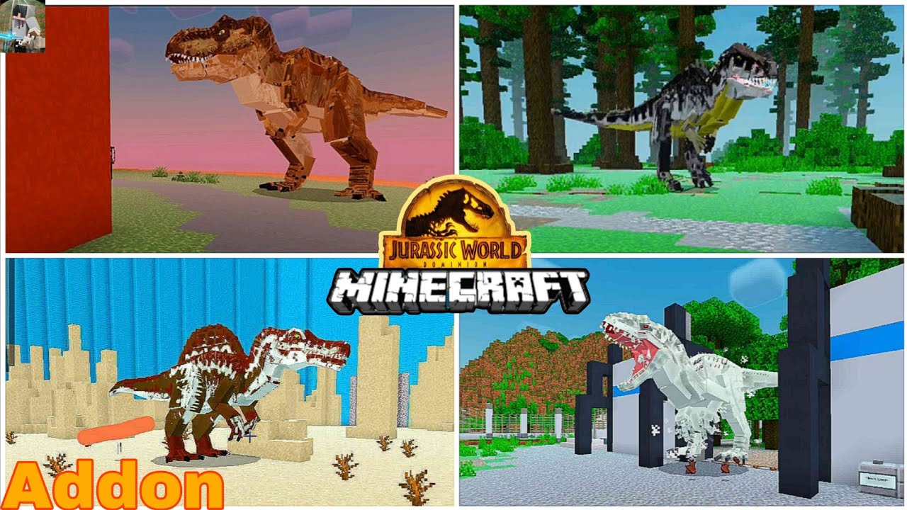 Jurassic world Saga 3.0 official | Update Addon | Addon Jurassic world MCPE