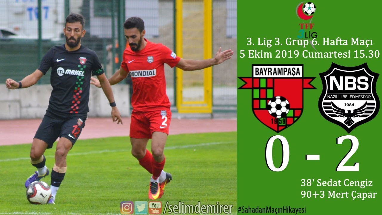 Bayrampaşaspor evinde üzüldü (Nazilli liderliğe devam etti)
