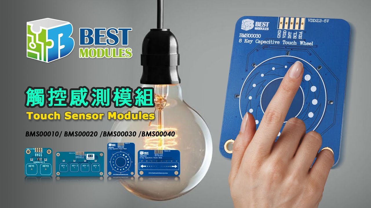 TW 電容式觸控感測模組-TouchSensorModules-InputSensor-BMS00010 BMS00020-BMS00030-BMS00040