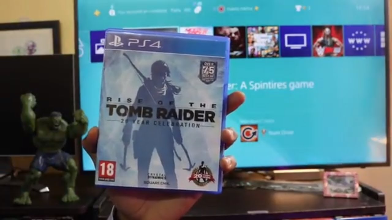 Rise OF The TOMB RAIDER Unboxing For PS4 PRO