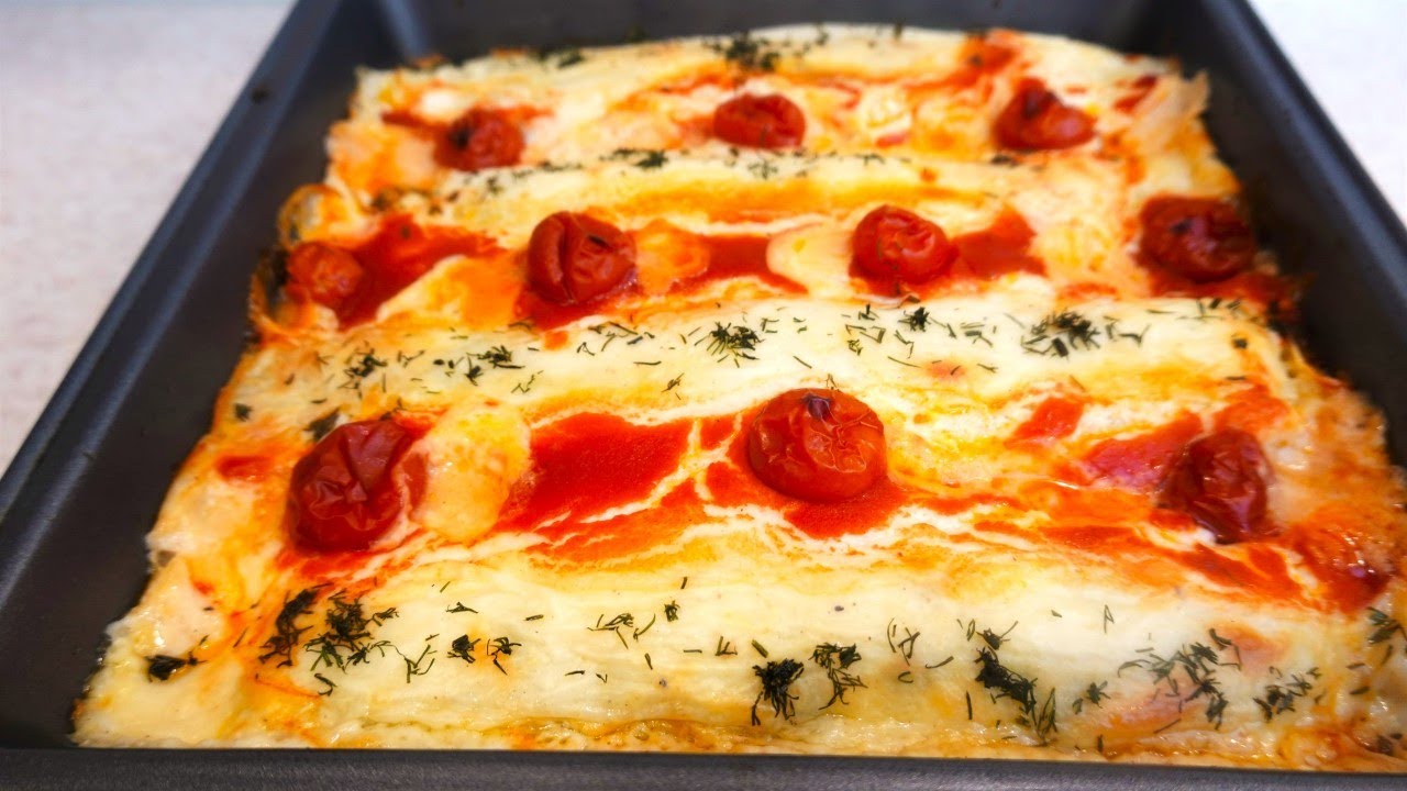 Crepes with Béchamel ! Cannelloni with Ricotta & Spinach ! Cannelloni Recipe Easyvideo