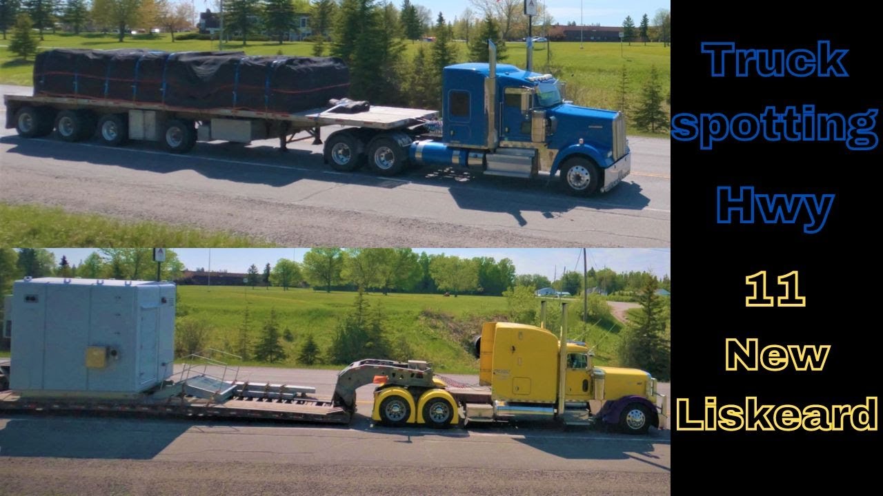 Truck Spotting #2 - Watching Trucks in New Liskeard, Ontario
