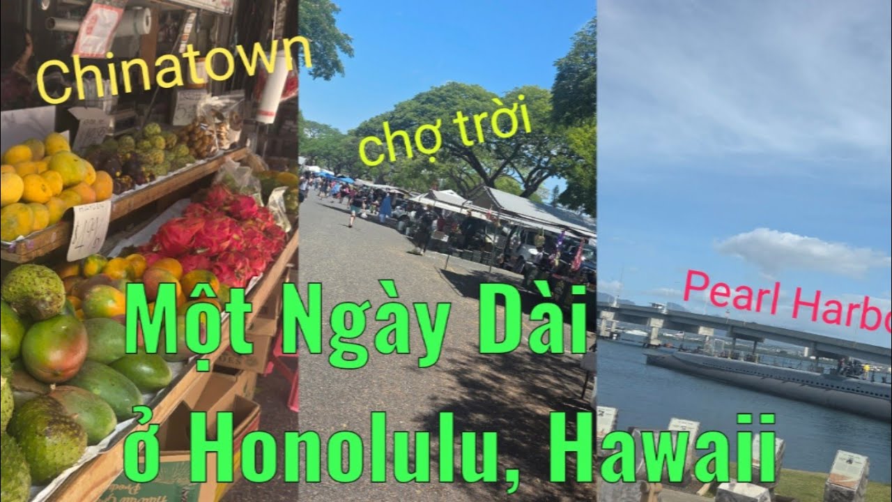 Chợ Trời Lớn Nhất ở thành phố Honolulu Hawaii Ra sao??