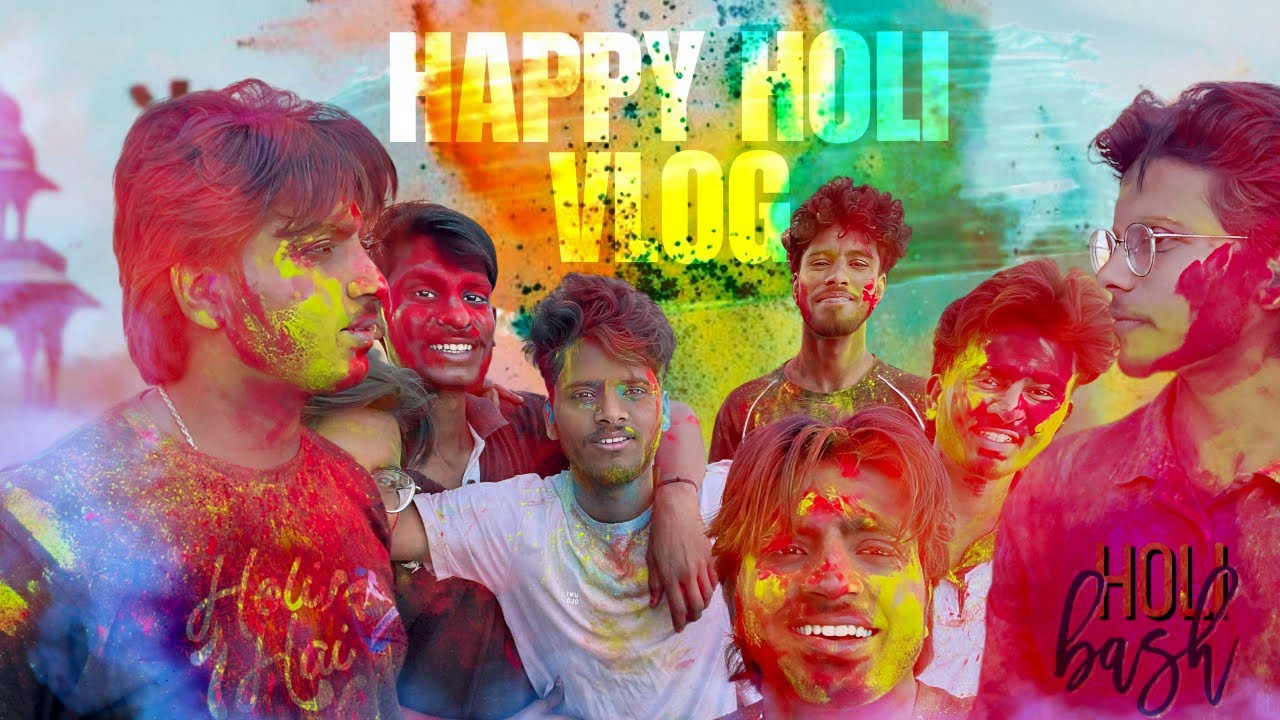 Holi Celebration 2026 with Family & Friends | Ritik Shrivastav vlogs #holicelebration #holivlog 