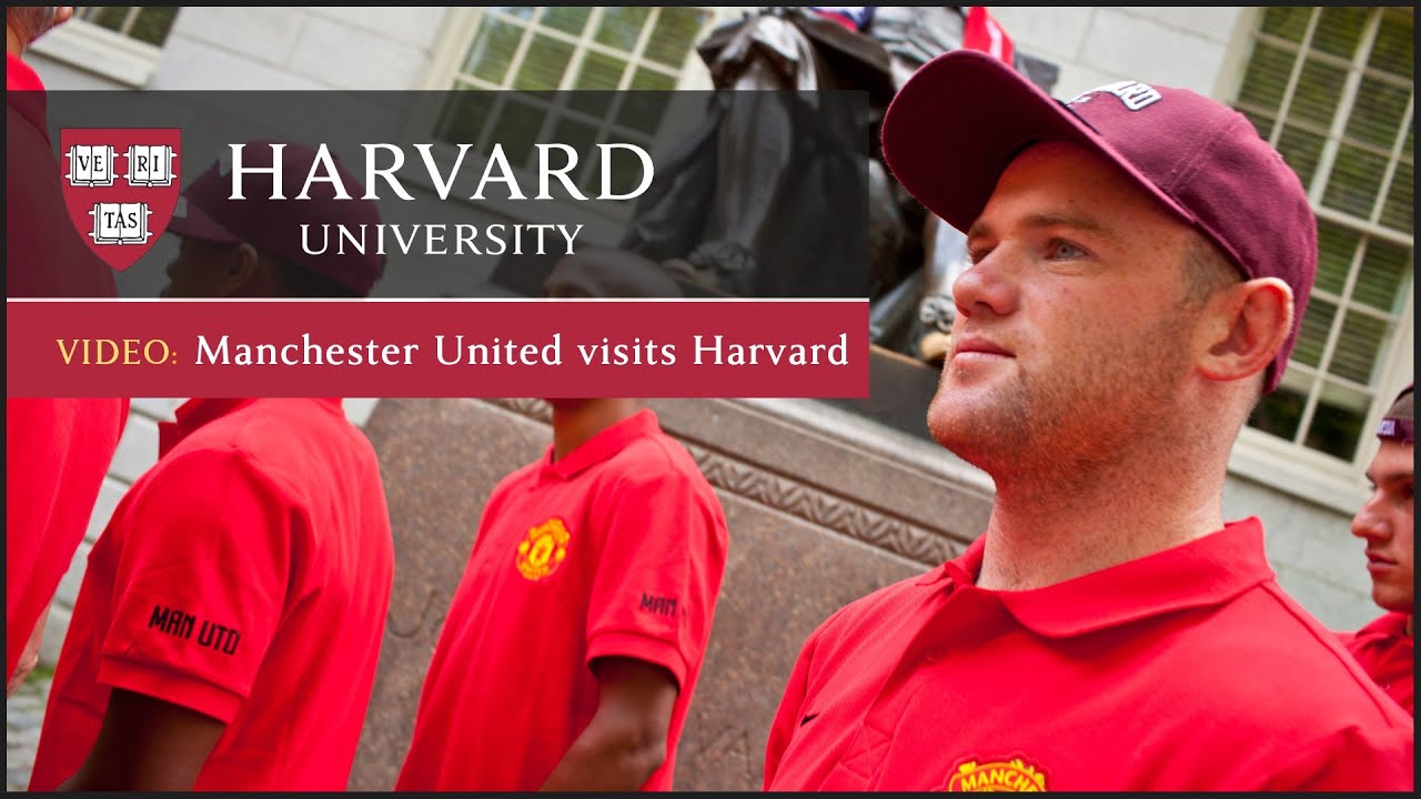 Manchester United visits Harvard University