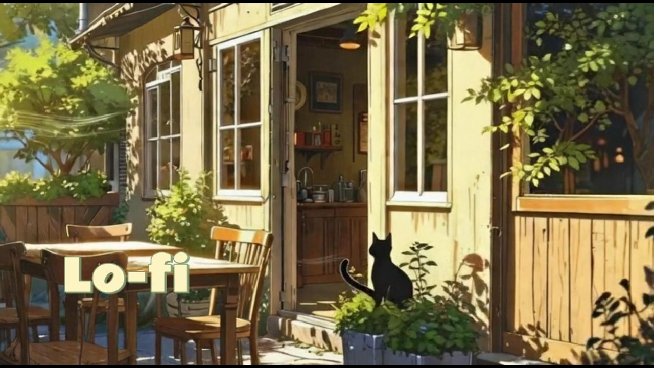 A Quiet Afternoon in the Forest Café ☕🐈‍⬛ | Mellow Lo-fi