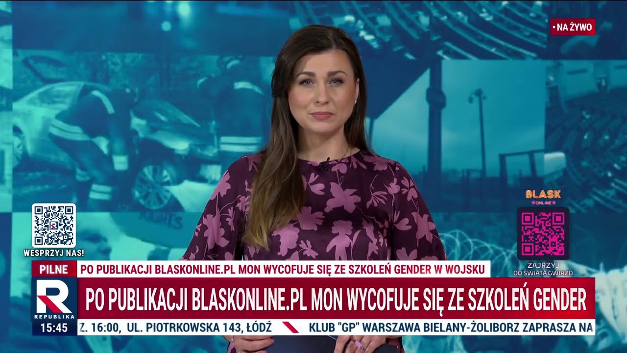 Informacje Telewizja Republika 16.02.2026 godzina 15:30