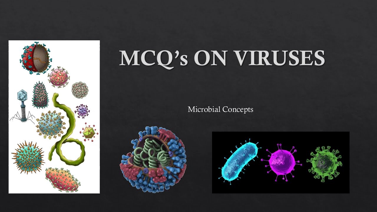 MCQ's on Viruses | Virology