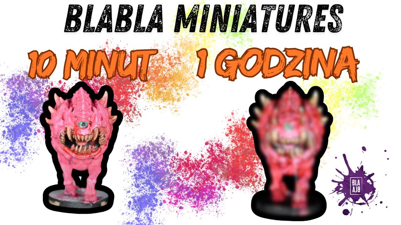 DOOM! Zobaczcie, ten sam model, różny czas malowania.