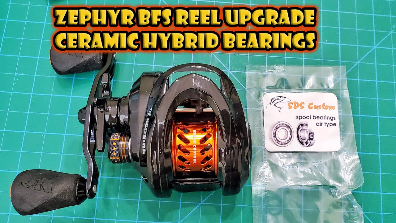 KastKing Zephyr BFS Reel Bearing Upgrade - SDS Custom Ceramic Hybrid Bearings
