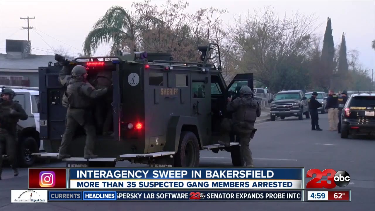 Interagency sweep goes after local gang members