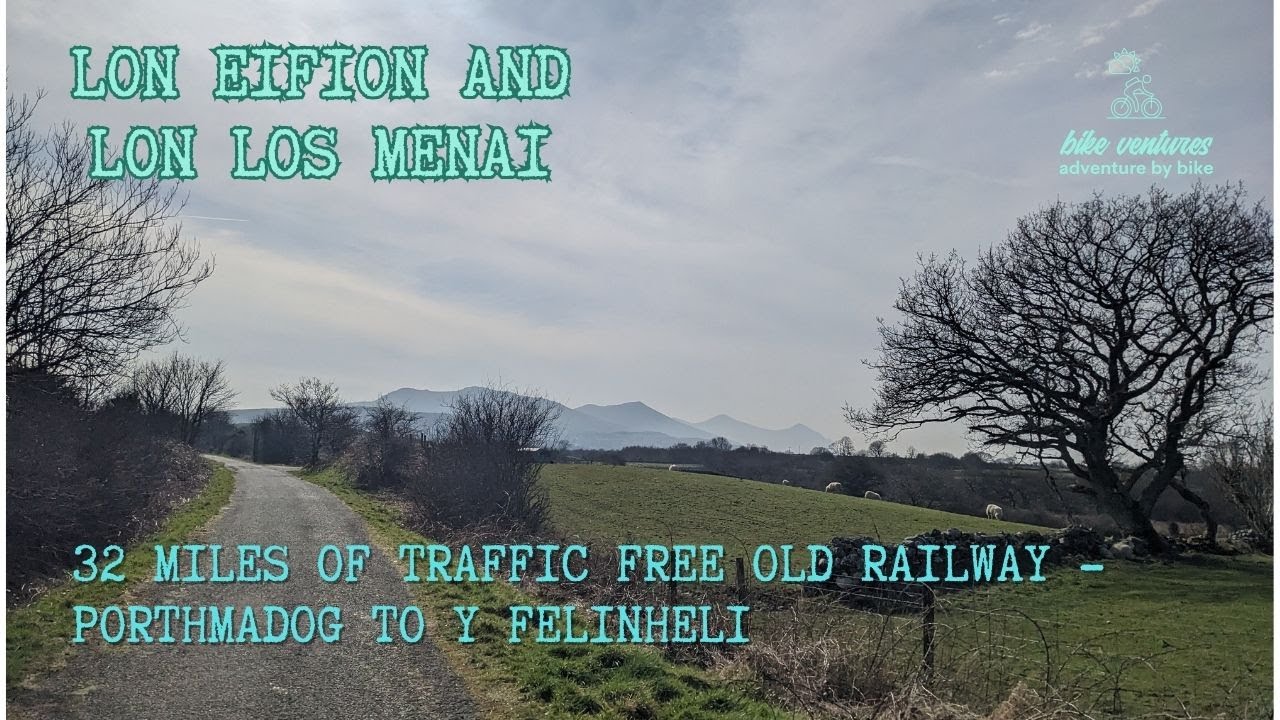 Cycling from Porthmadog to Caernarfon on the Lon Eifion and beyond