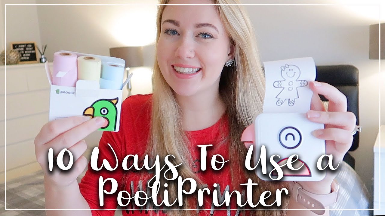 10 GREAT WAYS TO USE A POOOLIPRINTER - SMALL BUSINESS, JOURNALS AND PLANNERS ETC. LOTTE ROACH