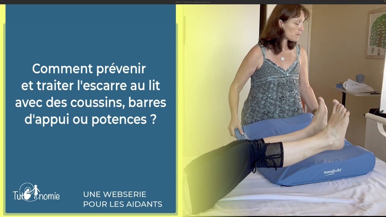 Comment prévenir et traiter l'escarre au lit avec des coussins, barres d'appui ou potences? Tutoriel