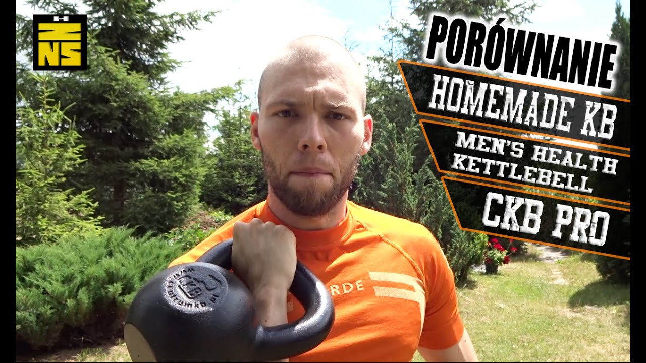 Porównanie kettlebell - CKB Pro, Homemade i żelazko od Men's Health