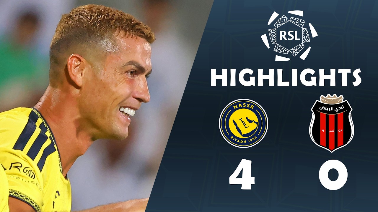 Ronaldo GOAL! | Al Nassr vs Al Riyadh 4-0 | Extended Highlights