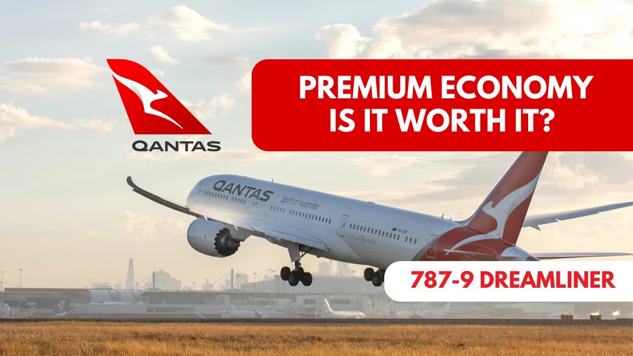 FULL Qantas Premium Economy Review - Sydney To Dallas 787-9 Dreamliner