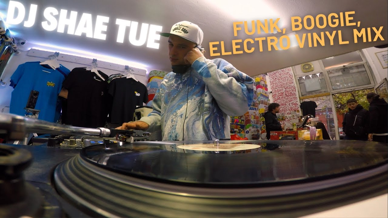 Funk, Boogie, Electro Vinyl Mix by DJ Shae Tue / Kobazz skate shop  vol 10.