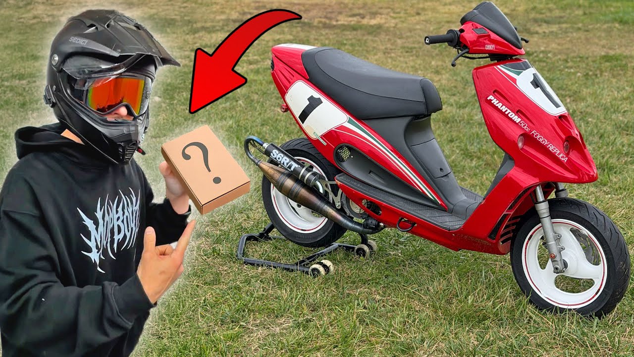 Rare Upgrades for my Malaguti Phantom f12 Racing Scooter!