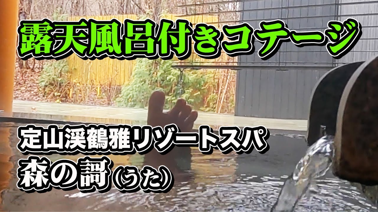【北海道 札幌市・定山渓温泉】源泉かけ流し露天風呂付きコテージで、ひたすらのんびり過ごす1日【定山渓鶴雅リゾートスパ森の謌】