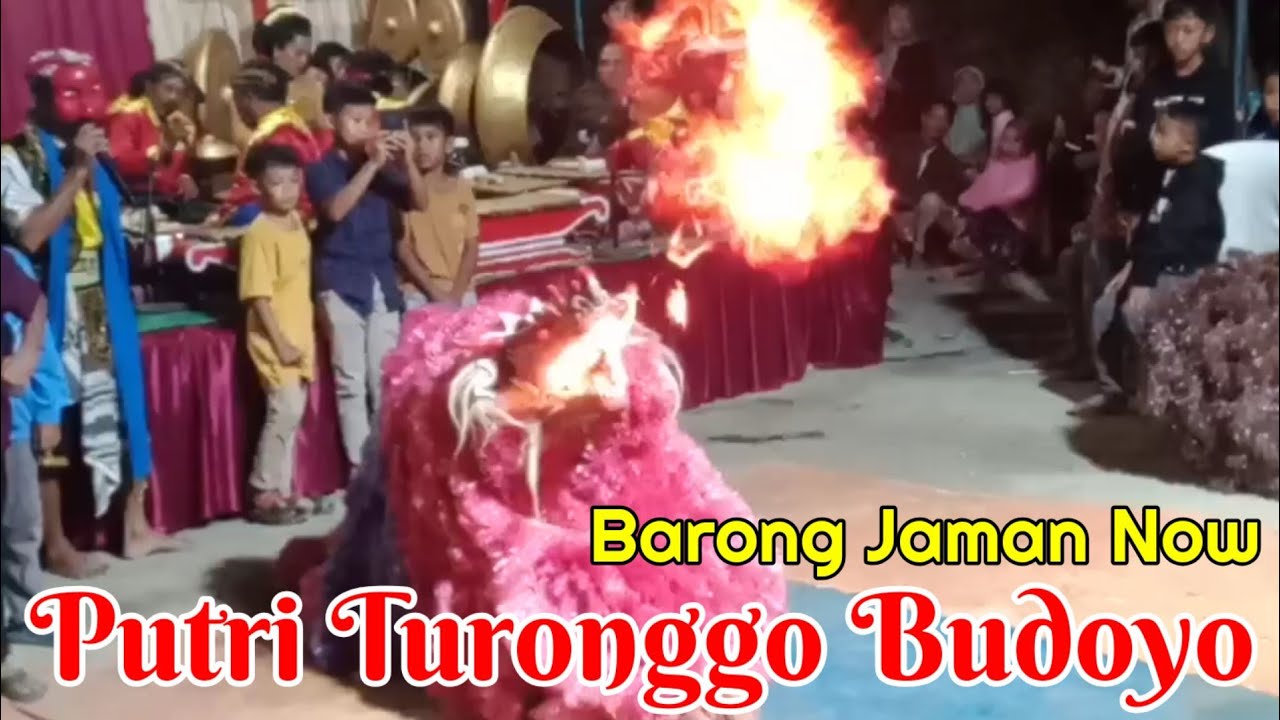 Barongan Jaman Now versi Malam Putri Turonggo Budoyo Live Dusun Gentan Petir