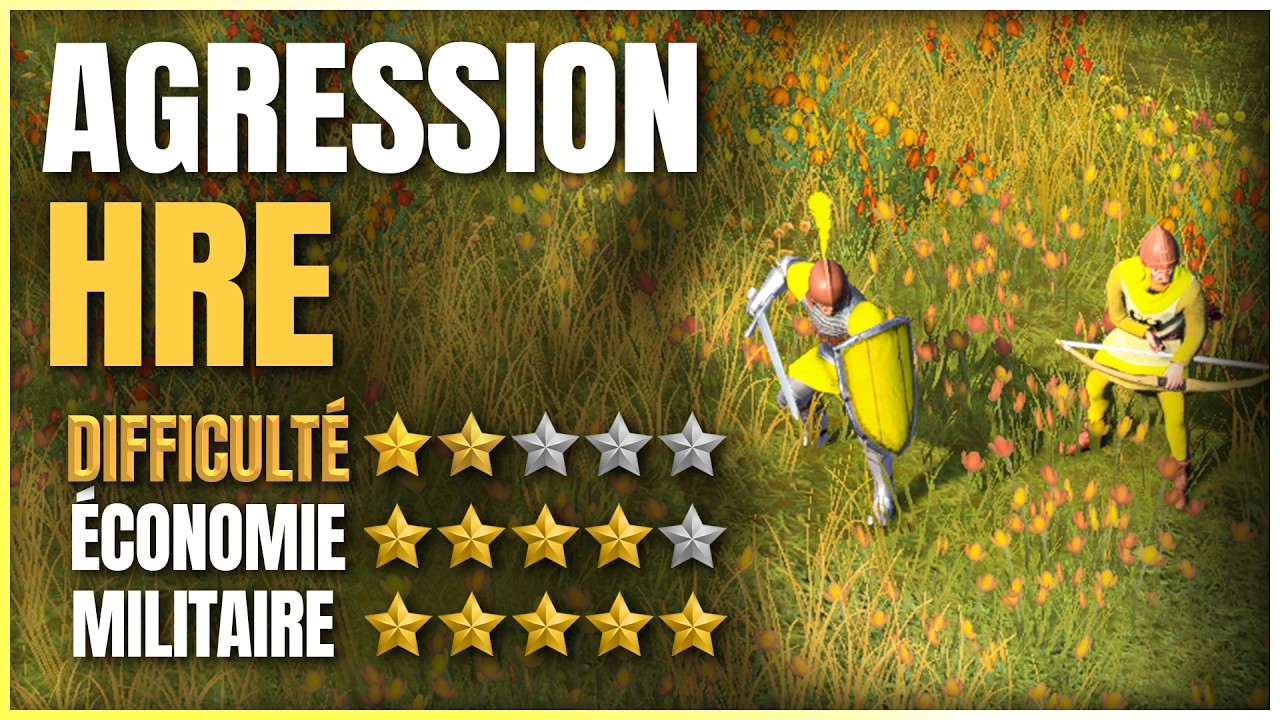 BO HRE AGRESSIF SIMPLE & PUISSANT ! Build Order HRE (Saint Empire Romain) AOE 4 - Age Of Empires 4