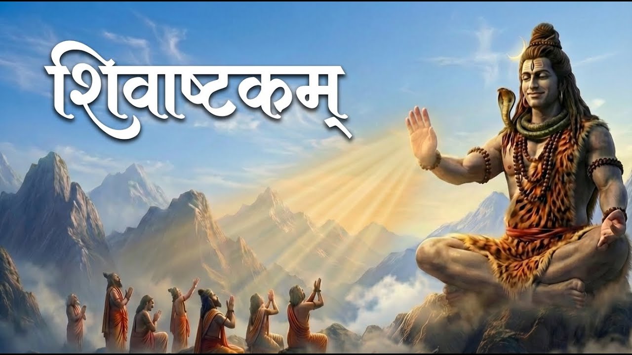 शिवाष्टकम् | Shiv Ashtakam with Lyrics | Shiva Stotra #shivratri #mantra #motivation #motivational