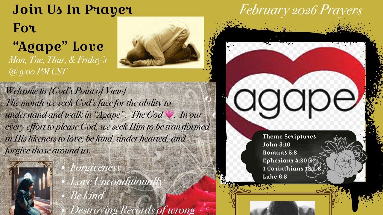 Prayer for “Agape”