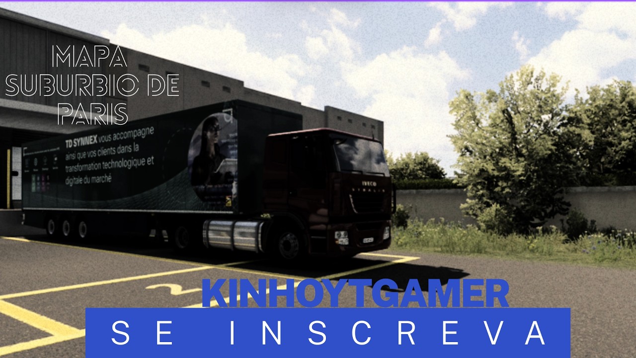 Euro Truck Simulator 2 Suburbio de Paris ! #paris #ets2gameplay  #videoviral