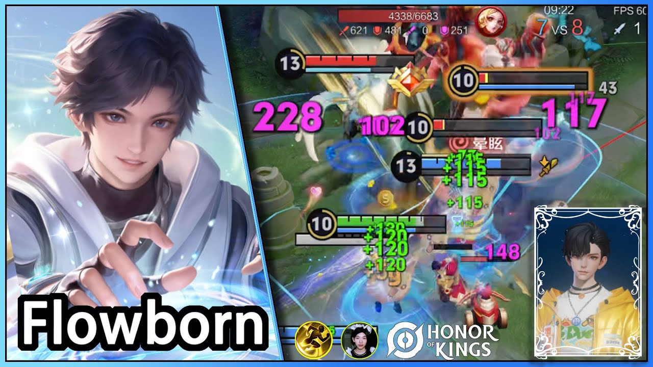 Flowborn (Support)｜Top-tier heroes in high-level matches ｜Heróis de elite em partidas de alto nível