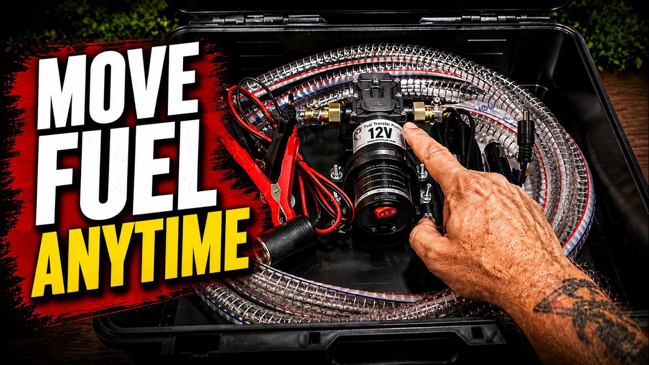 Stop WASTING Gas with THIS 12v Fuel Transfer Pump!