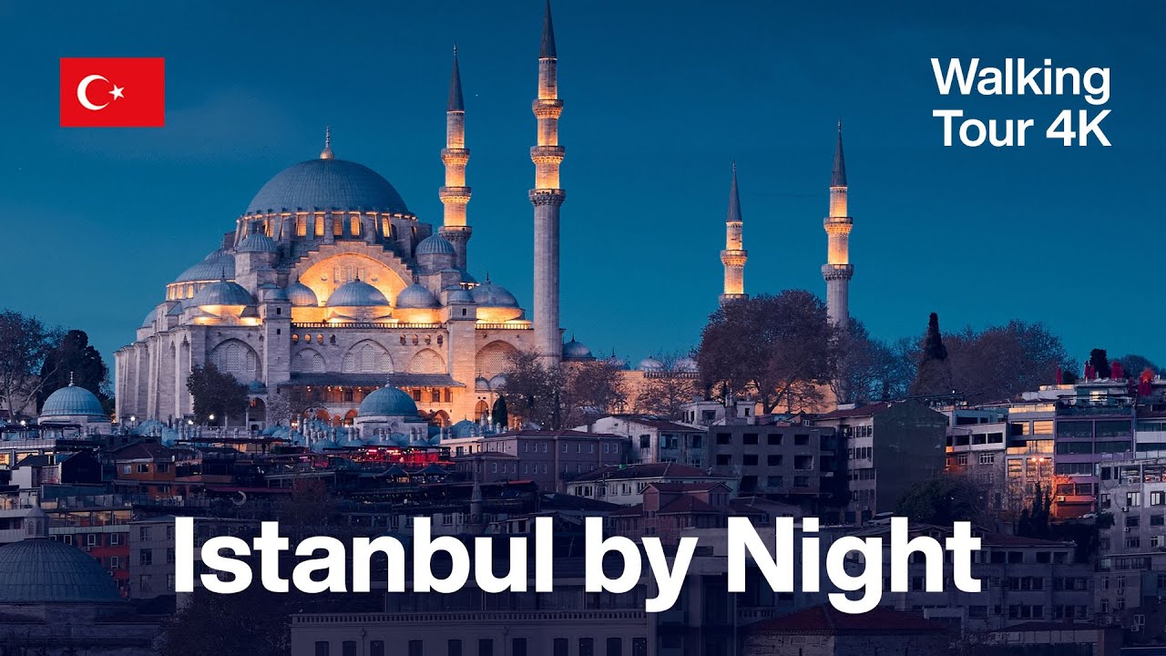 Istanbul Night Walking Tour | Galata Bridge to Istiklal Street
