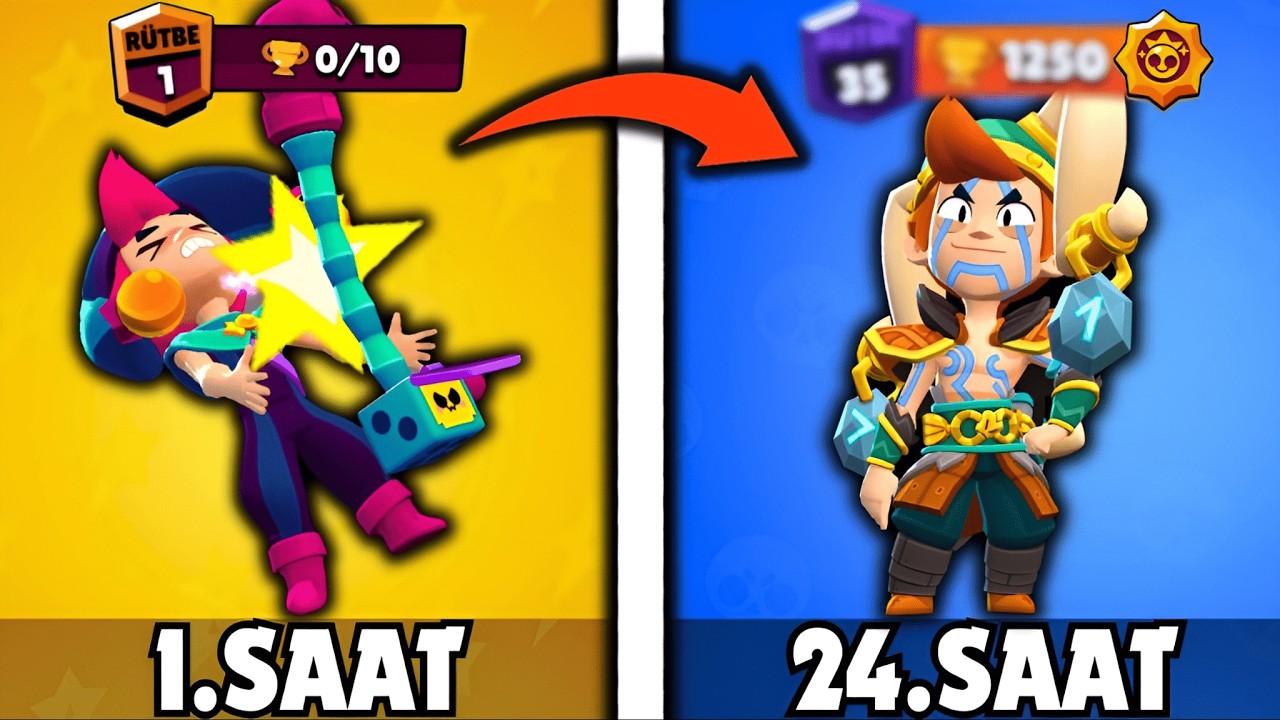 24 SAAT BOYUNCA CHESTER OYNADIM! KAÇ KUPA KASTIM? Brawl Stars