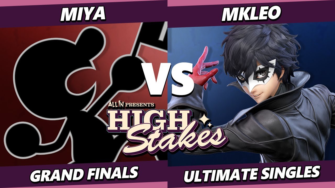 High Stakes GRAND FINALS - MkLeo (Byleth, Joker) Vs. Miya (Game & Watch) Smash Ultimate - SSBU