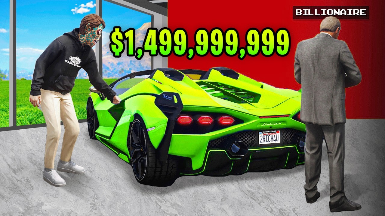 Stealing BILLIONAIRE SUPERCARS in GTA 5!