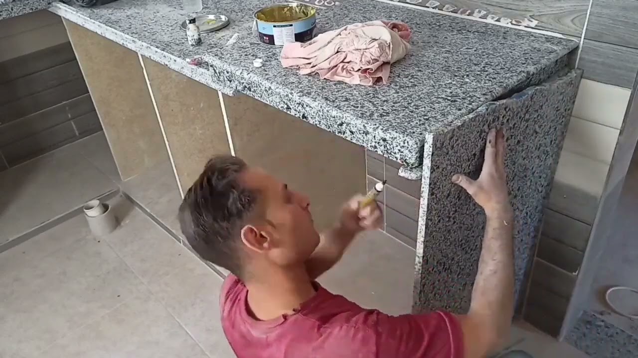 تركيب مطبخ علوى قبل وبعد التقفيل