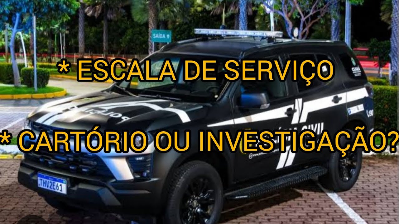PCCE: ESCALA DE SERVIÇO/ FUNÇÃO DE CARTÓRIO/ E TAF DO CURSO. POLICIA CIVIL 2025