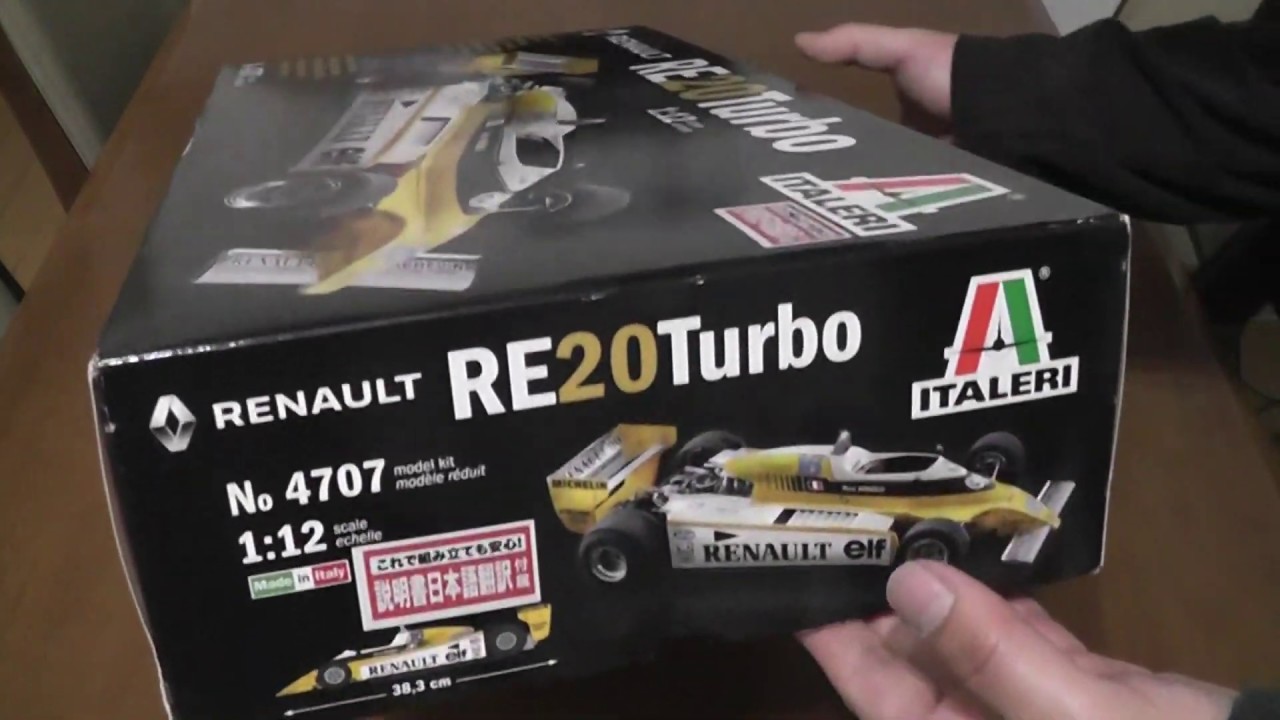 イタレリ　ルノーF-1  RE20 TURBO  1/12スケール