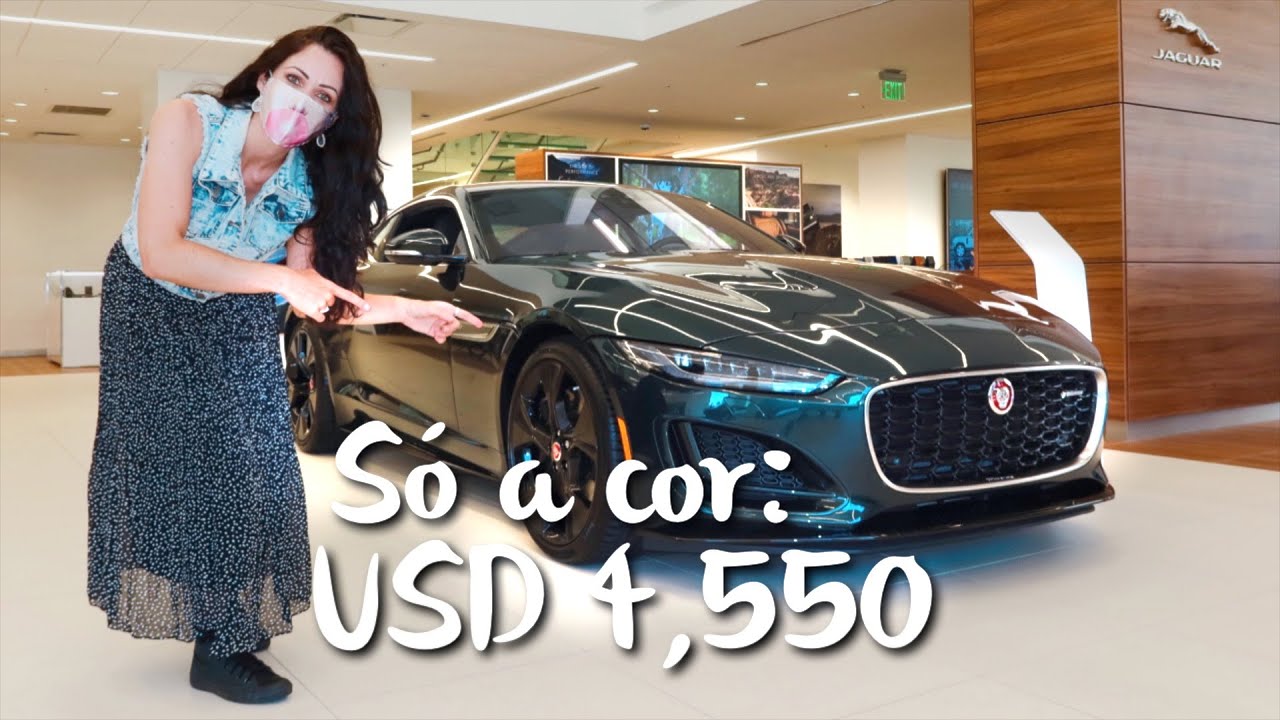 🐆 Jaguar F-TYPE na cor Petrolix Blue!