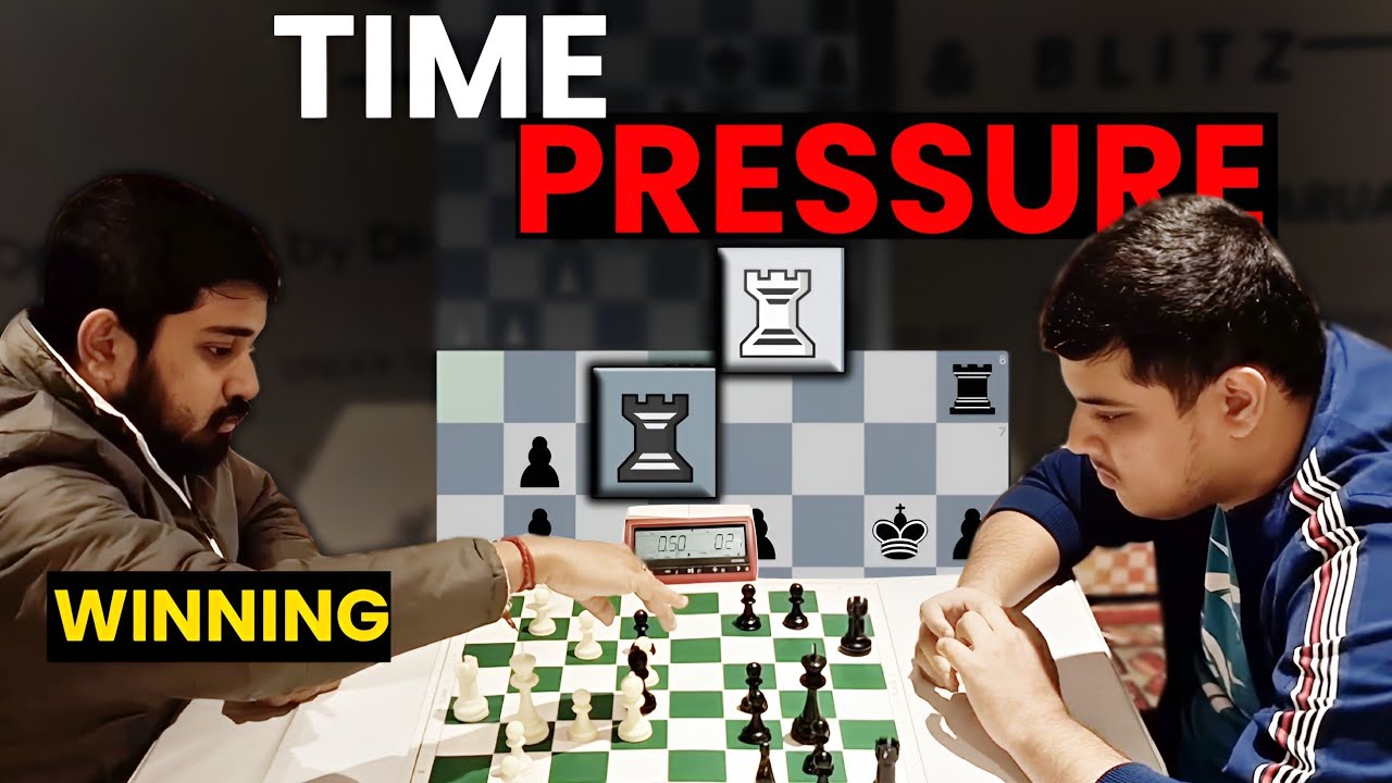 75 seconds think in a 3 minute Blitz game - Anustoop Biswas vs Soham Bhattacharyya