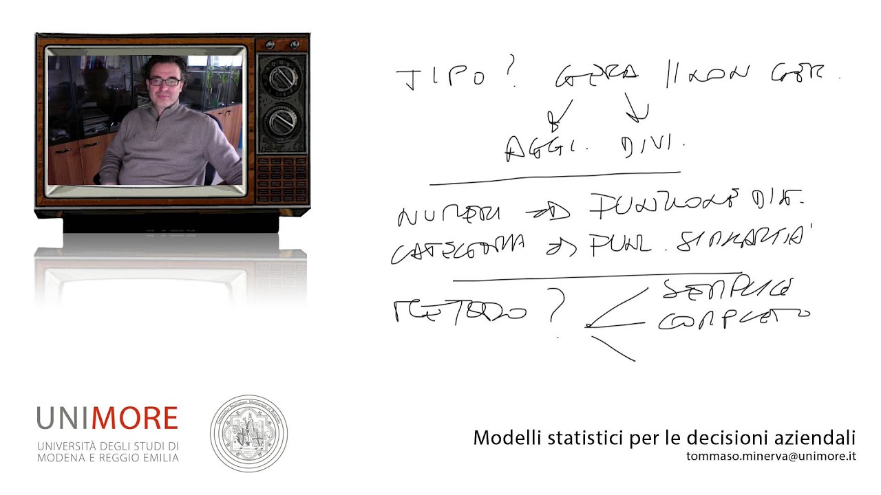 [MSDA] 1.04 - Metodi per la Cluster Analysis