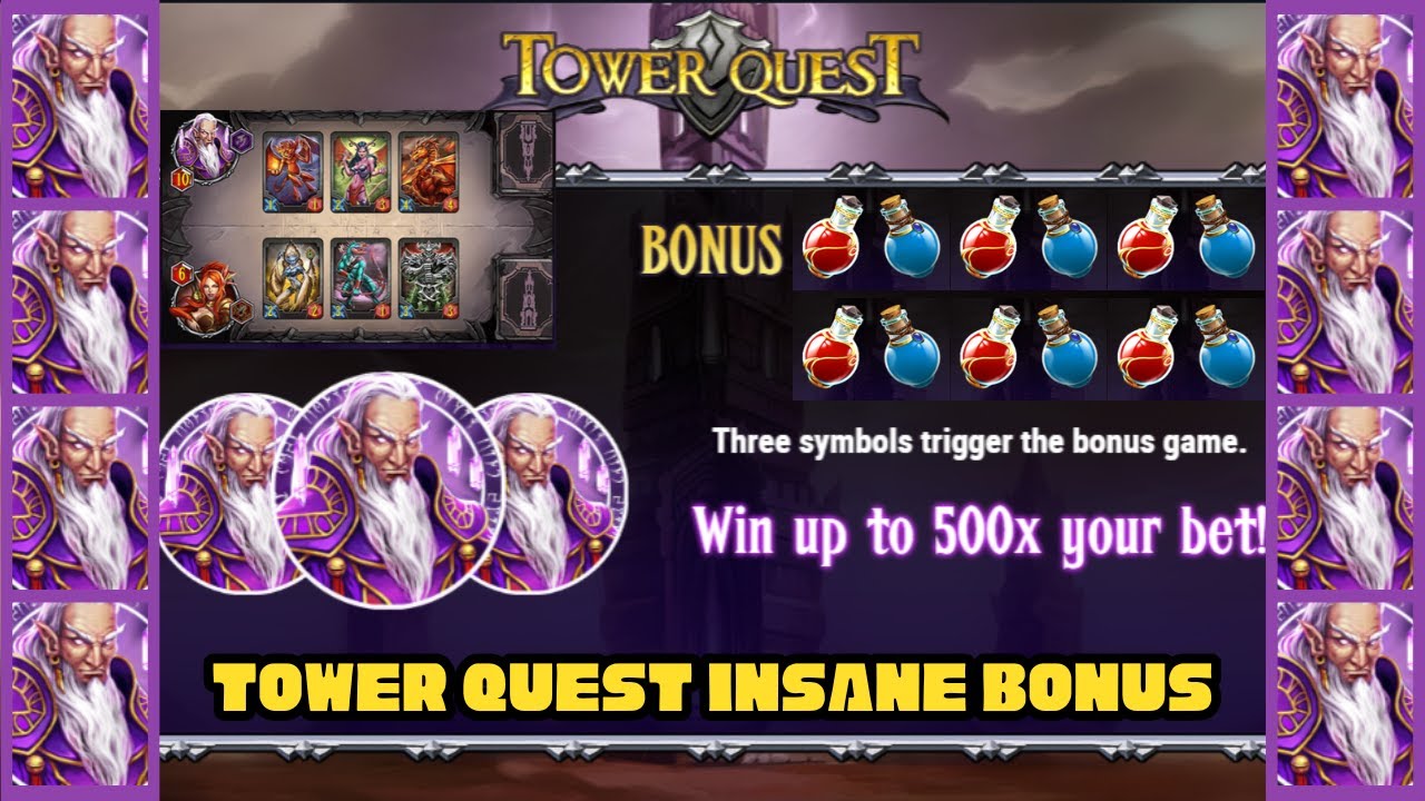 Tower Quest - Playing Fantasy Themed Slots For BIG WINS