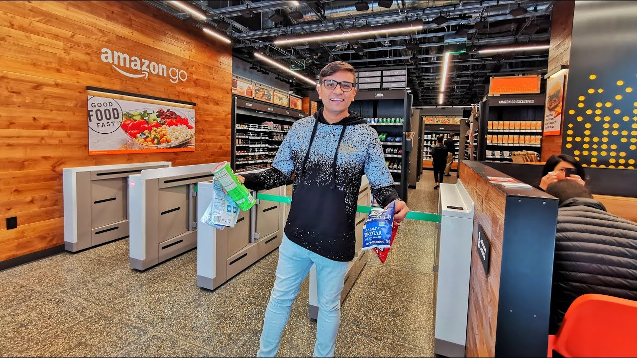 Shopping at World's Most Advanced Shopping Store - Amazon Go!