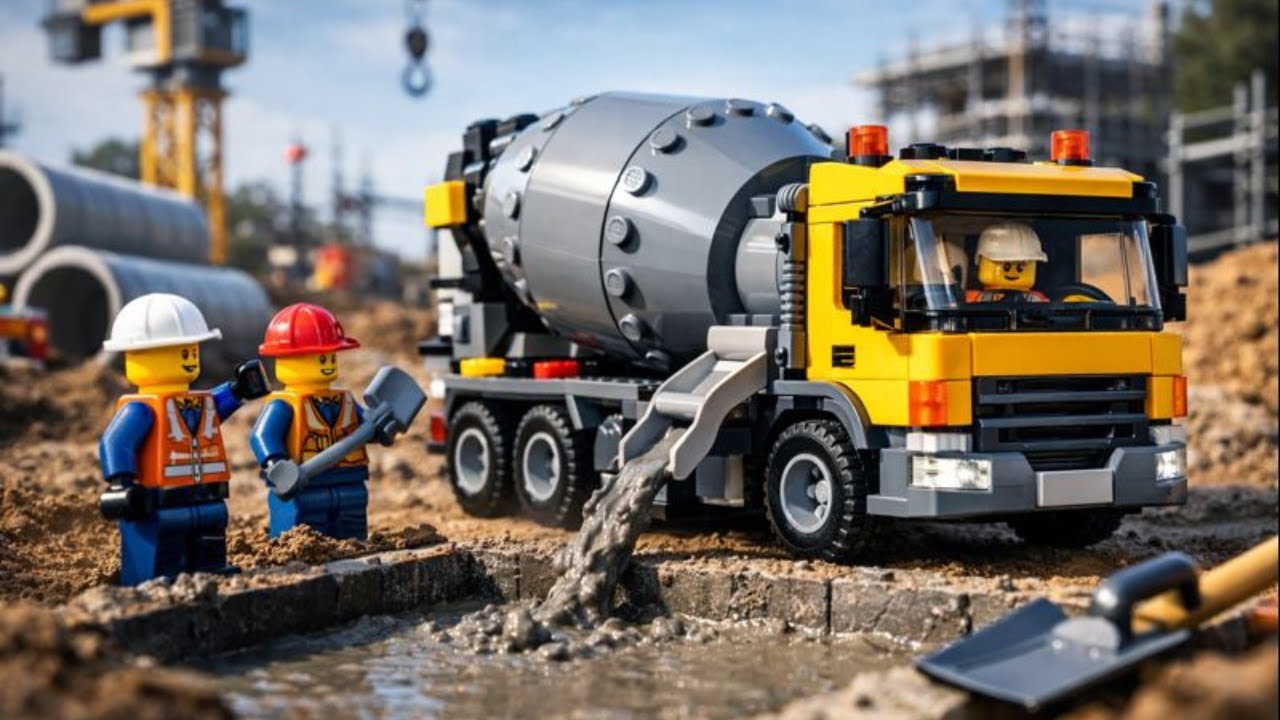 LEGO Cement Mixer Truck